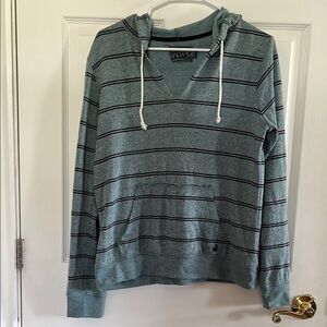 Volcom Blue Striped Hoodie